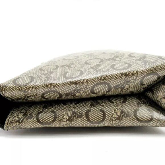 CELINE clutch bag C brazone beige PVC leather - Picture 4 of 6